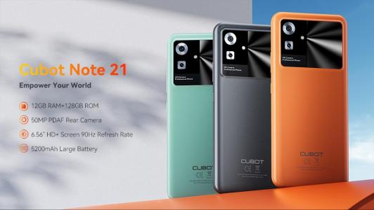 Customization secres for Cubot Note 21